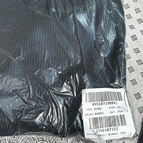 NWOT J. Crew Turtleneck Sweater XXS Black BV362 J.Crew Chunky Knit 90s - Picture 5 of 6